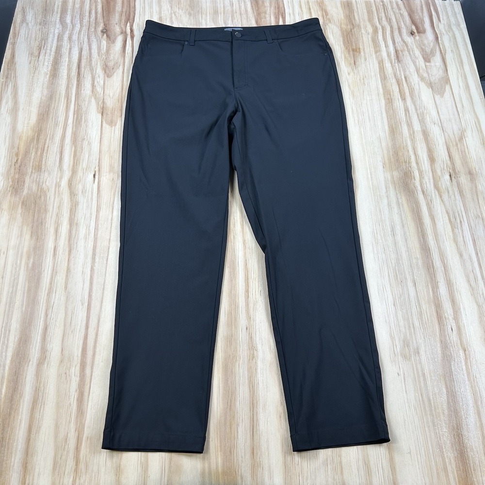 VRST Men's 36x32 Black Performance Golf Pants Stretch Athletic Trousers
